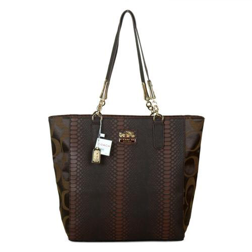 Coach Madison North South Bonded Small Coffee Totes EAW | Coach Outlet Canada